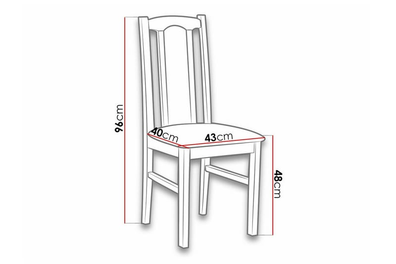Ruokatuoli Lufti - Vihreä - Huonekalut - Tuoli & nojatuoli - Ruokapöydän tuolit