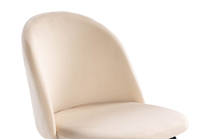 Ruokatuoli Luisa Sametti - Beige - Huonekalut - Tuoli & nojatuoli - Ruokapöydän tuolit