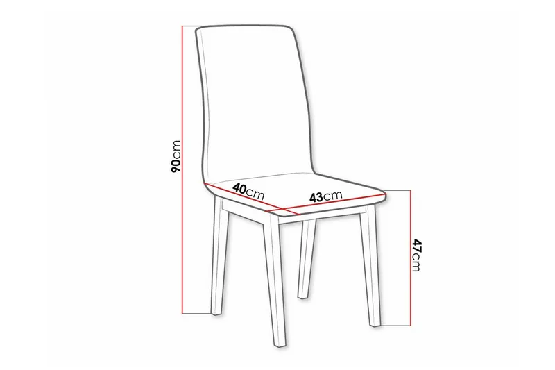 Ruokatuoli Majors - Huonekalut - Tuoli & nojatuoli - Ruokapöydän tuolit