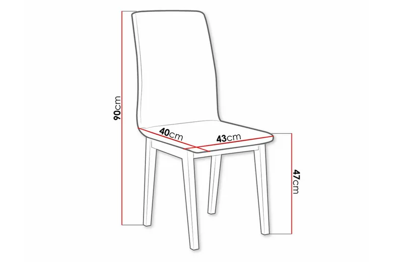 Ruokatuoli Majors - Huonekalut - Tuoli & nojatuoli - Ruokapöydän tuolit