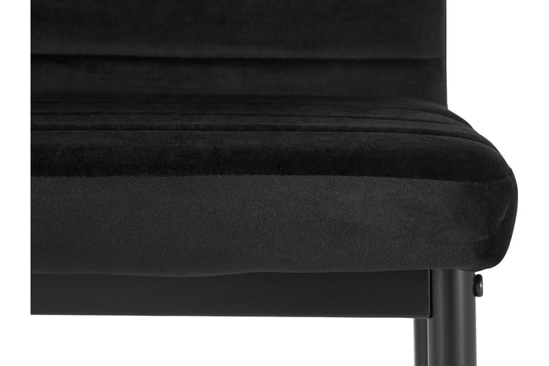 Ruokatuoli Manning - Sametti/Musta - Huonekalut - Tuoli & nojatuoli - Ruokapöydän tuolit