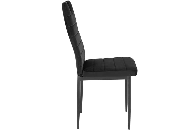 Ruokatuoli Manning - Sametti/Musta - Huonekalut - Tuoli & nojatuoli - Ruokapöydän tuolit