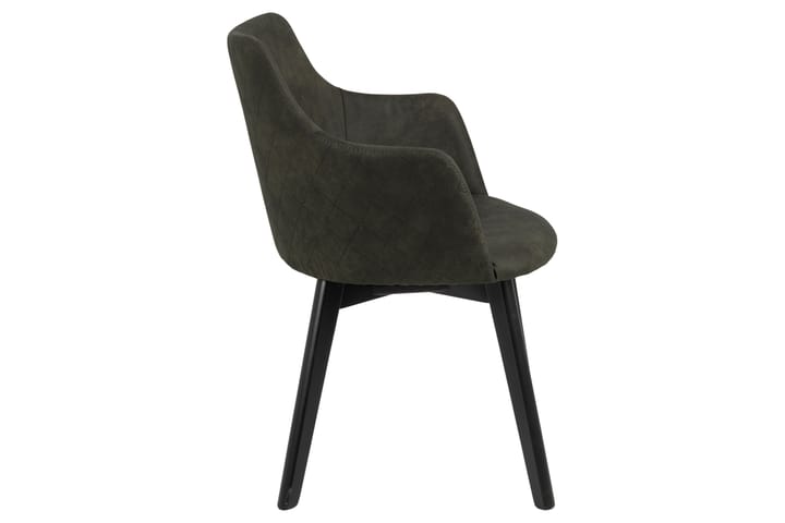 Ruokatuoli Mikila - Vihreä - Ruokapöydän tuolit - Meikkituoli - Käsinojallinen tuoli