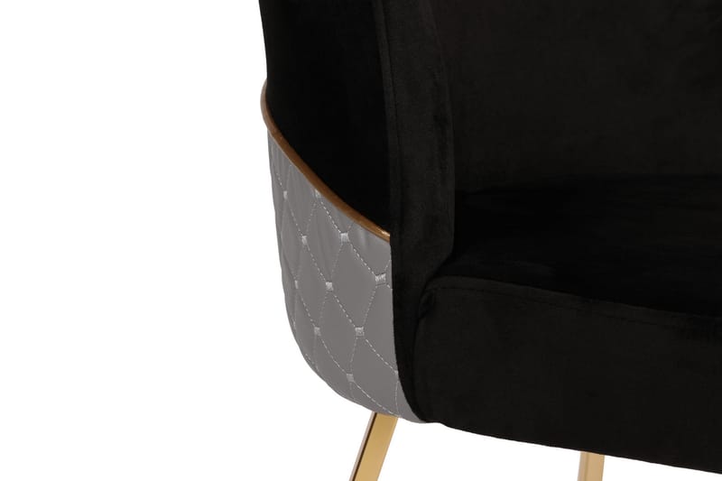 Ruokatuoli Moyano 4-pak - Musta/Kulta - Huonekalut - Tuoli & nojatuoli - Ruokapöydän tuolit