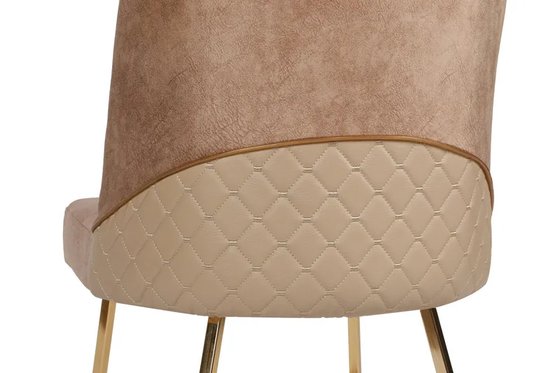 Ruokatuoli Moyano - Kulta/Ruskea - Huonekalut - Tuoli & nojatuoli - Ruokapöydän tuolit