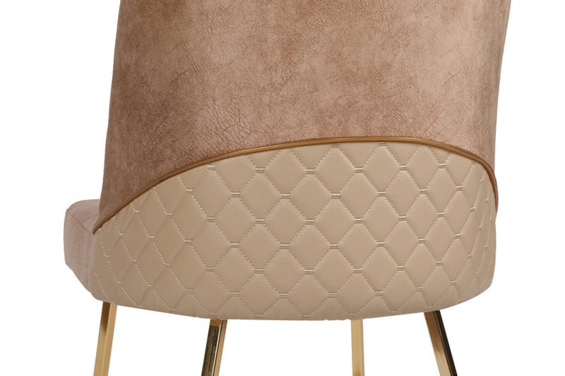 Ruokatuoli Moyano - Kulta/Ruskea - Huonekalut - Tuoli & nojatuoli - Ruokapöydän tuolit