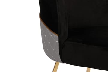 Ruokatuoli Moyano - Musta/Kulta - Huonekalut - Tuoli & nojatuoli - Ruokapöydän tuolit