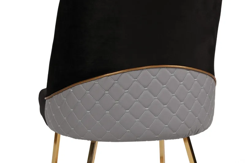 Ruokatuoli Moyano - Musta/Kulta - Huonekalut - Tuoli & nojatuoli - Ruokapöydän tuolit