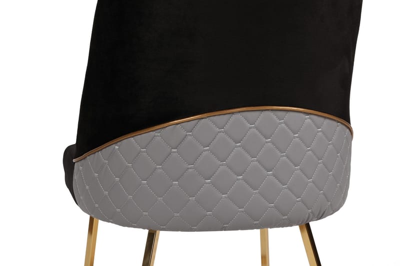 Ruokatuoli Moyano - Musta/Kulta - Huonekalut - Tuoli & nojatuoli - Ruokapöydän tuolit
