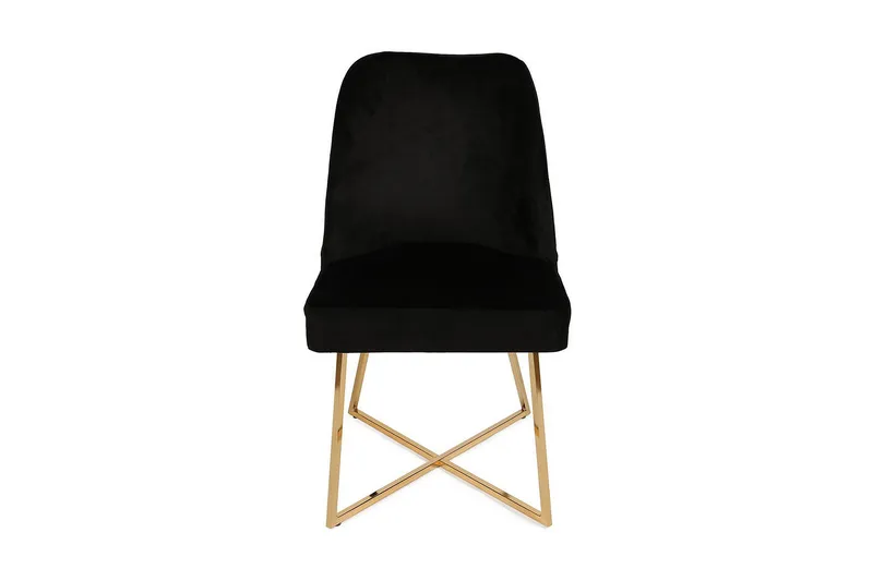 Ruokatuoli Moyano - Musta/Kulta - Huonekalut - Tuoli & nojatuoli - Ruokapöydän tuolit