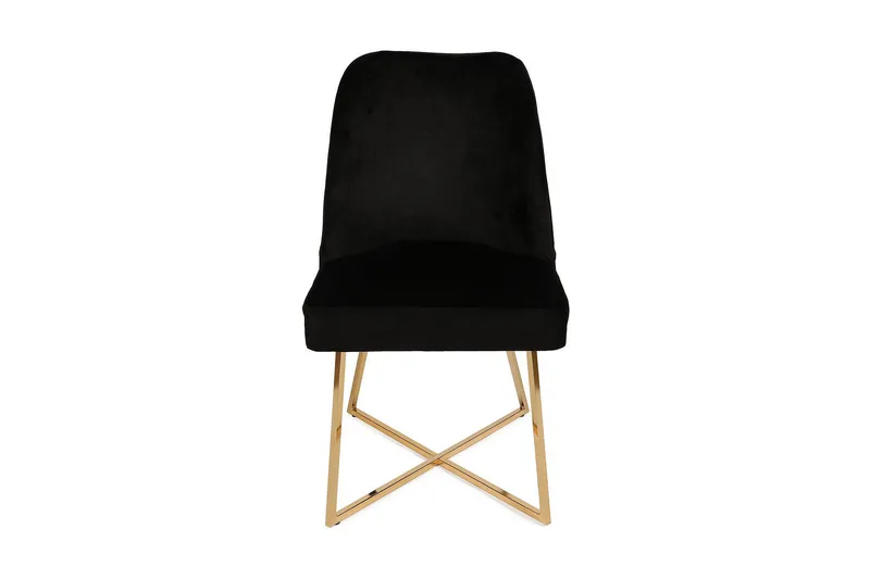 Ruokatuoli Moyano - Musta/Kulta - Huonekalut - Tuoli & nojatuoli - Ruokapöydän tuolit