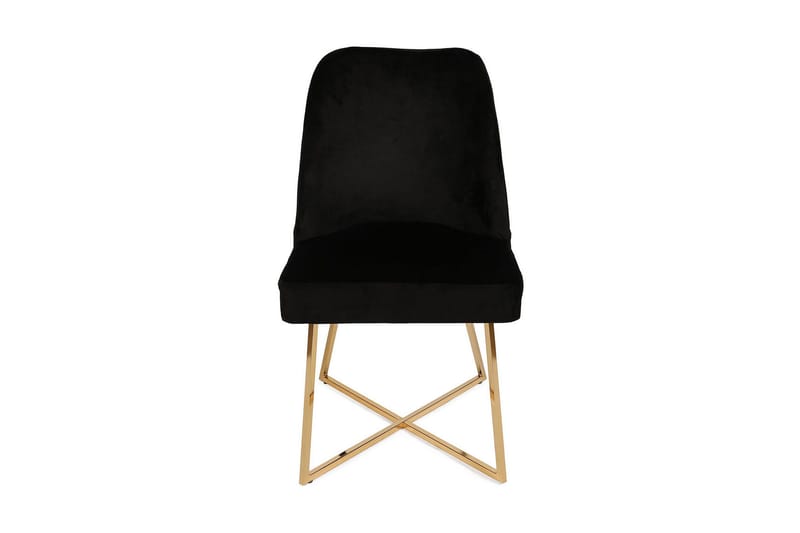 Ruokatuoli Moyano - Musta/Kulta - Huonekalut - Tuoli & nojatuoli - Ruokapöydän tuolit