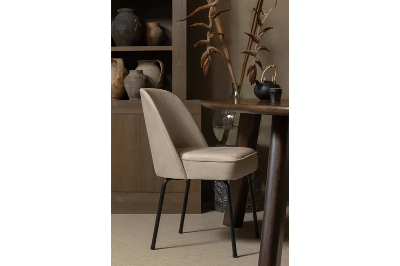 Ruokatuoli Nahia - Khaki - Huonekalut - Tuoli & nojatuoli - Ruokapöydän tuolit