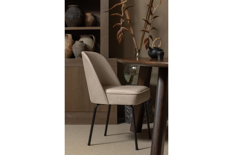 Ruokatuoli Nahia - Khaki - Huonekalut - Tuoli & nojatuoli - Ruokapöydän tuolit