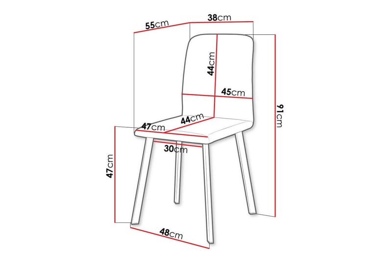 Ruokatuoli Narberth - Huonekalut - Tuoli & nojatuoli - Ruokapöydän tuolit