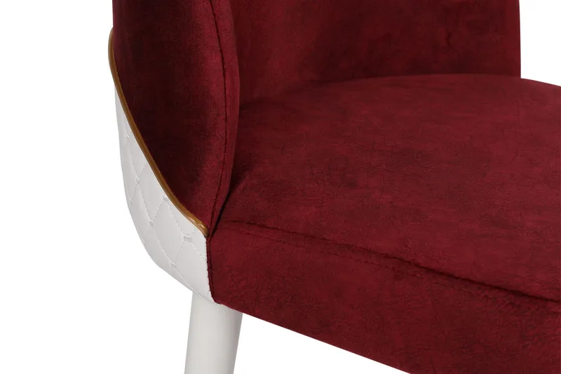 Ruokatuoli Nieuwe - Punainen/Valkoinen - Huonekalut - Tuoli & nojatuoli - Ruokapöydän tuolit