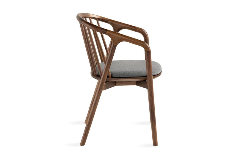 Ruokatuoli Noira - Pähkinä/Harmaa - Huonekalut - Tuoli & nojatuoli - Ruokapöydän tuolit