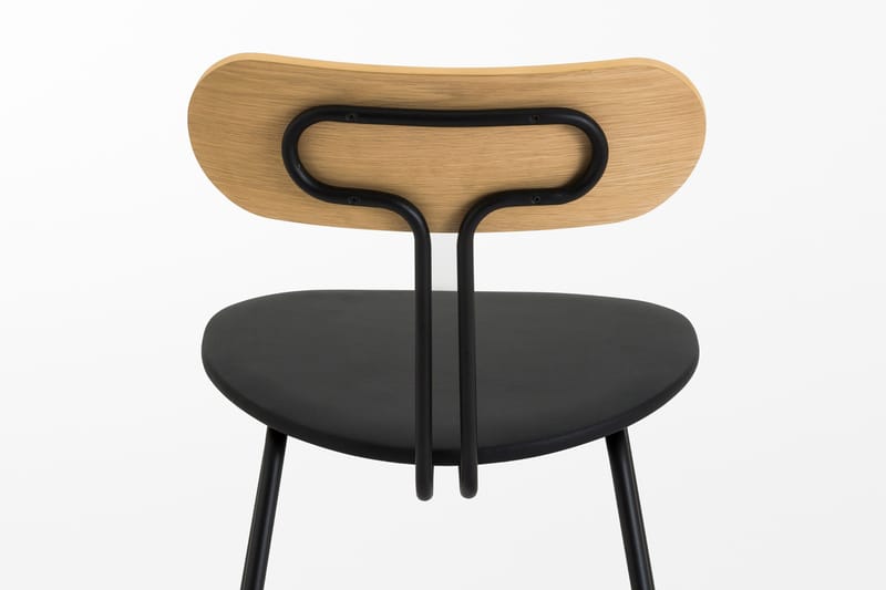 Ruokatuoli Noira pehmusteella Metallijalat - Tammi - Huonekalut - Tuoli & nojatuoli - Ruokapöydän tuolit