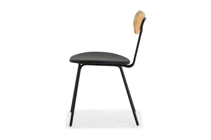 Ruokatuoli Noira pehmusteella Metallijalat - Tammi - Huonekalut - Tuoli & nojatuoli - Ruokapöydän tuolit