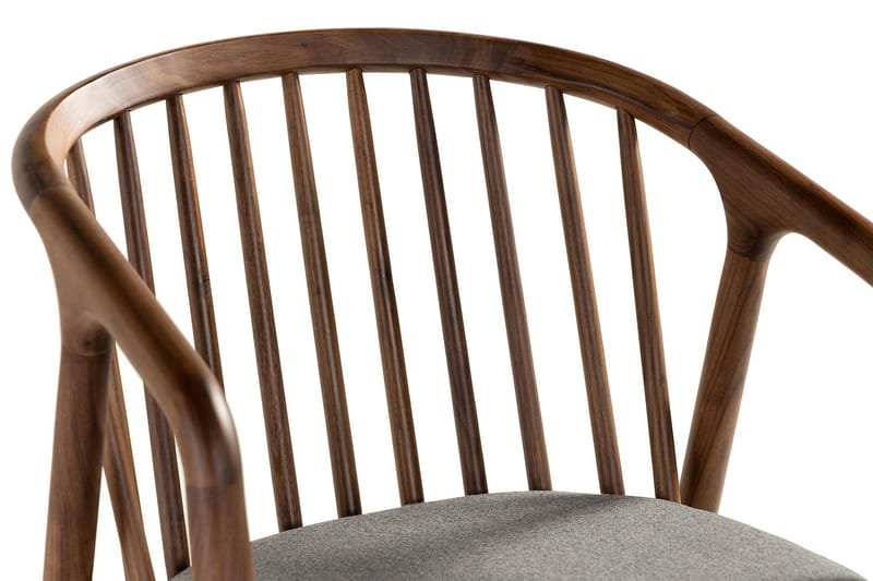 Ruokatuoli Noira - Pähkinä/Harmaa - Huonekalut - Tuoli & nojatuoli - Ruokapöydän tuolit