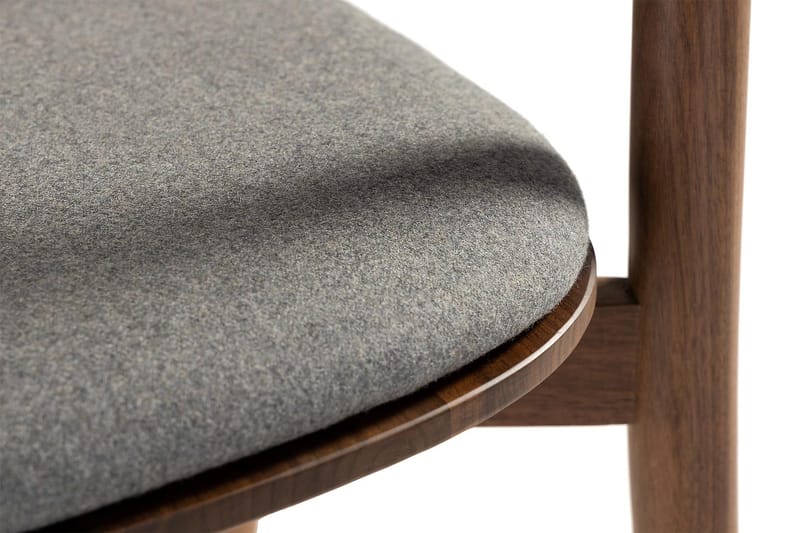 Ruokatuoli Noira - Pähkinä/Harmaa - Huonekalut - Tuoli & nojatuoli - Ruokapöydän tuolit