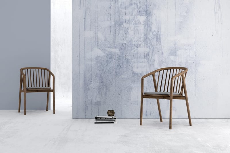 Ruokatuoli Noira - Pähkinä/Harmaa - Huonekalut - Tuoli & nojatuoli - Ruokapöydän tuolit