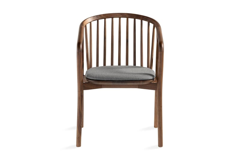 Ruokatuoli Noira - Pähkinä/Harmaa - Huonekalut - Tuoli & nojatuoli - Ruokapöydän tuolit