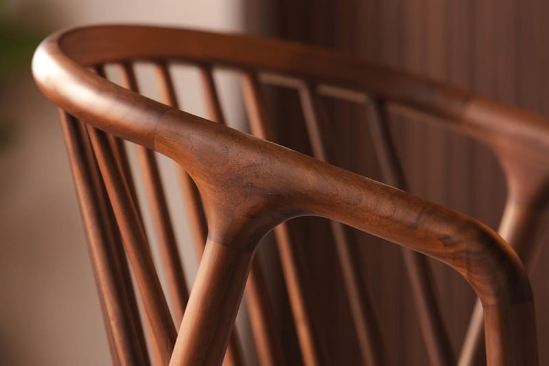 Ruokatuoli Noira - Pähkinä/Harmaa - Huonekalut - Tuoli & nojatuoli - Ruokapöydän tuolit