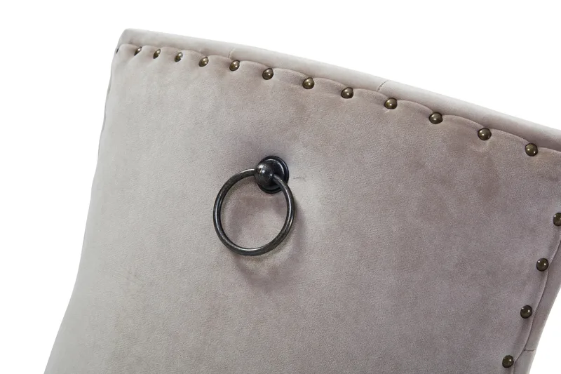 Ruokatuoli Ophelia Sametti - Hiekka/Beige - Huonekalut - Tuoli & nojatuoli - Ruokapöydän tuolit