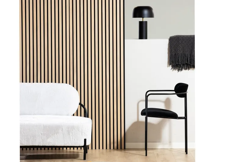 Ruokatuoli Rivana - Musta - Huonekalut - Tuoli & nojatuoli - Ruokapöydän tuolit