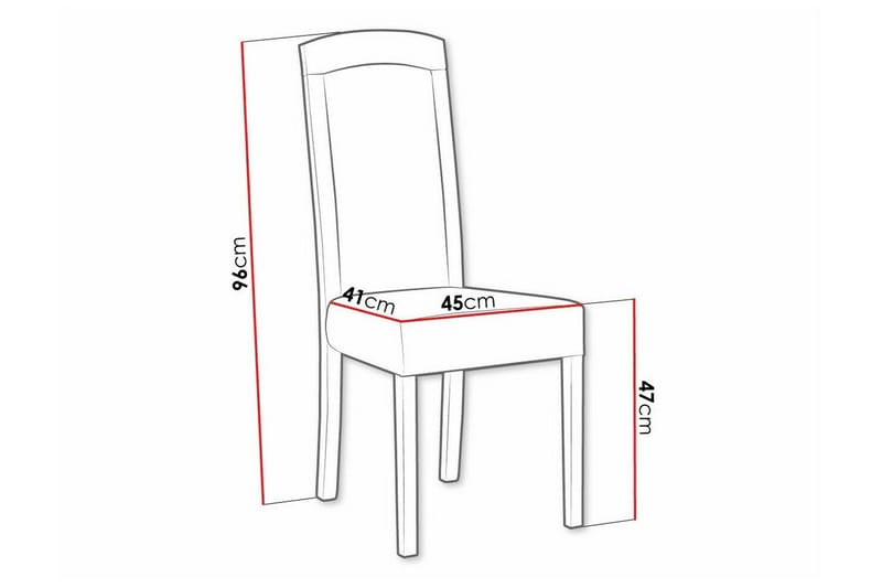 Ruokatuoli Rowden - Vaaleanruskea - Huonekalut - Tuoli & nojatuoli - Ruokapöydän tuolit