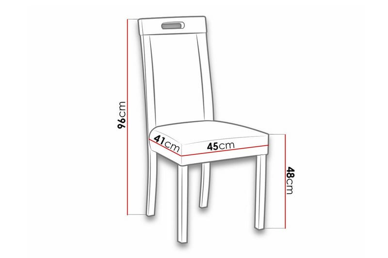 Ruokatuoli Rowden - Huonekalut - Tuoli & nojatuoli - Ruokapöydän tuolit