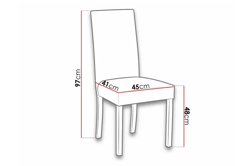 Ruokatuoli Rowden - Huonekalut - Tuoli & nojatuoli - Ruokapöydän tuolit