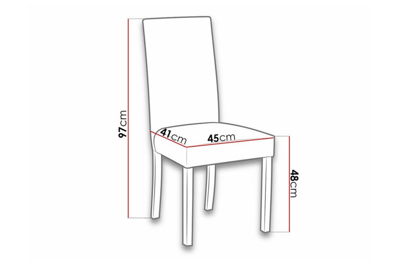 Ruokatuoli Rowden - Huonekalut - Tuoli & nojatuoli - Ruokapöydän tuolit