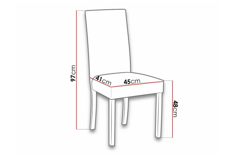 Ruokatuoli Rowden - Huonekalut - Tuoli & nojatuoli - Ruokapöydän tuolit