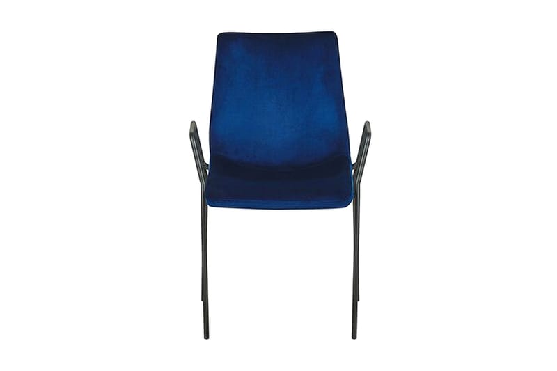 Ruokatuoli Royos 2-pak - Sametti / tummansininen - Huonekalut - Tuoli & nojatuoli - Ruokapöydän tuolit