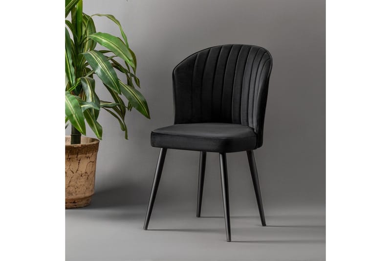 Ruokatuoli Rubi, Tummanharmaa