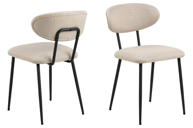 Ruokatuoli Saluke - Beige - Huonekalut - Tuoli & nojatuoli - Ruokapöydän tuolit