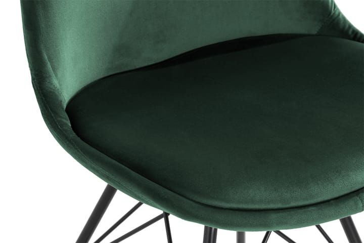 Ruokatuoli Scale Sametti - Vihreä - Ruokapöydän tuolit