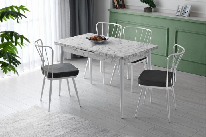 Ruokatuoli Shodon 2-pak - Valkoinen - Ruokapöydän tuolit