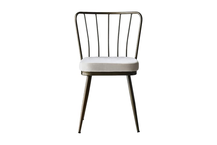 Ruokatuoli Shodon 4-pak - Tummanruskea/Valkoinen - Ruokapöydän tuolit