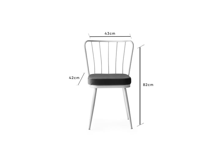 Ruokatuoli Shodon 4-pak - Valkoinen - Ruokapöydän tuolit