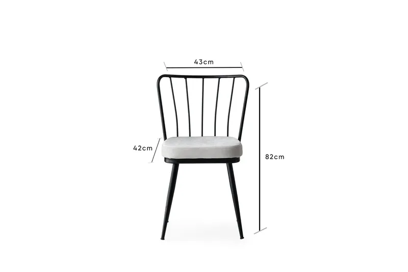 Ruokatuoli Shodon - Musta - Huonekalut - Tuoli & nojatuoli - Ruokapöydän tuolit