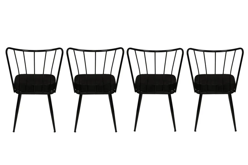 Ruokatuoli Shodon - Musta - Huonekalut - Tuoli & nojatuoli - Ruokapöydän tuolit