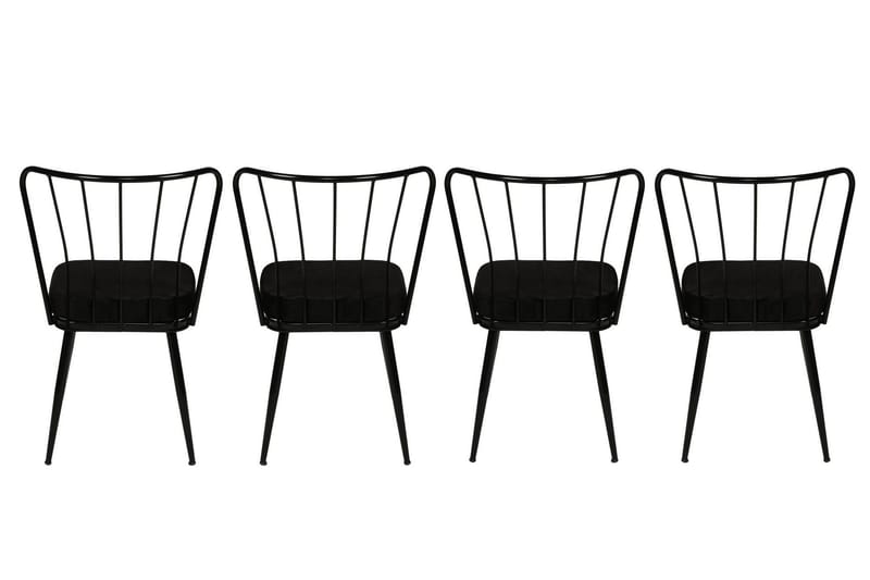Ruokatuoli Shodon - Musta - Huonekalut - Tuoli & nojatuoli - Ruokapöydän tuolit
