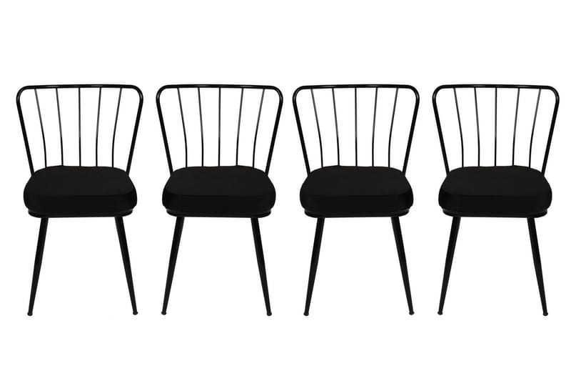 Ruokatuoli Shodon - Musta - Huonekalut - Tuoli & nojatuoli - Ruokapöydän tuolit