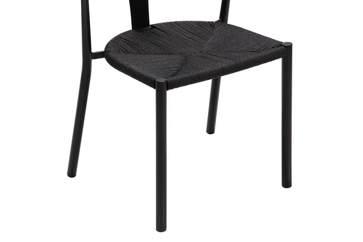 Ruokatuoli Tarnia - Musta - Ruokapöydän tuolit - Meikkituoli - Käsinojallinen tuoli