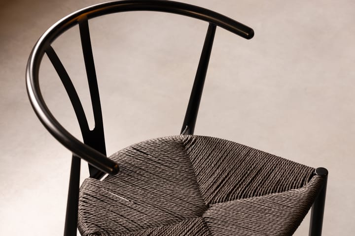 Ruokatuoli Tarnia - Musta - Ruokapöydän tuolit - Meikkituoli - Käsinojallinen tuoli