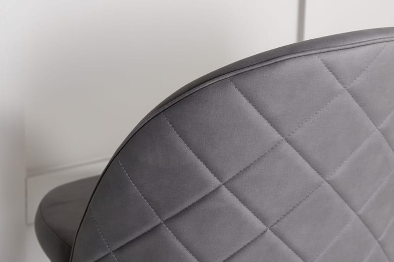 Ruokatuoli Velvet - Harmaa/Musta - Huonekalut - Tuoli & nojatuoli - Ruokapöydän tuolit