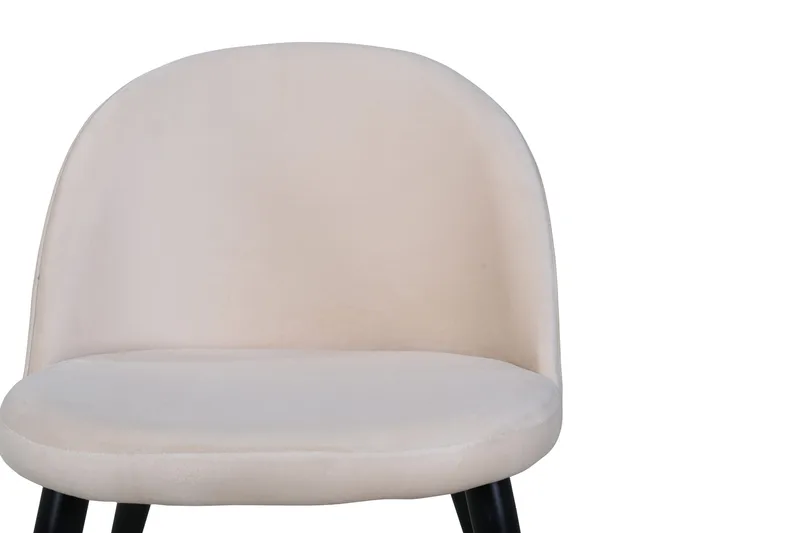 Ruokatuoli Velvet - Musta - Huonekalut - Tuoli & nojatuoli - Ruokapöydän tuolit